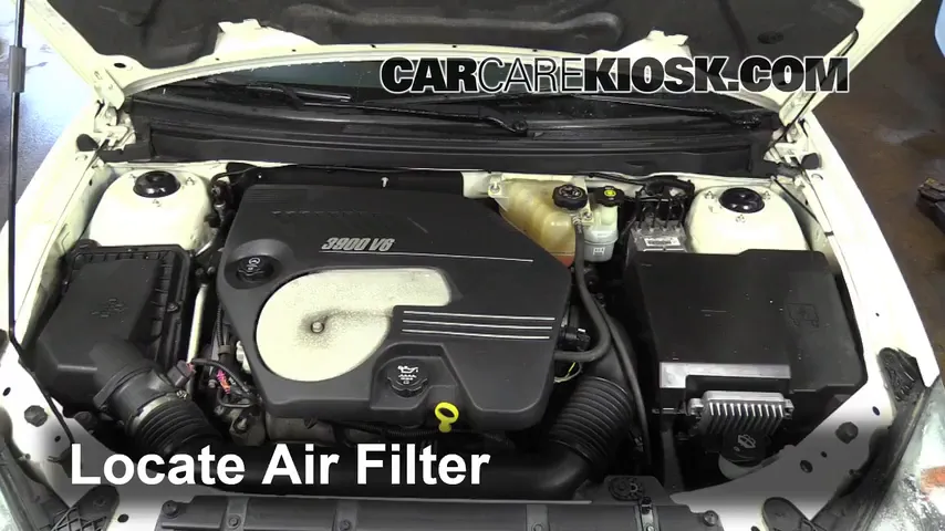 2008 Pontiac G6 GT 3.9L V6 Convertible (2 Door) Filtre à air (moteur) Changement